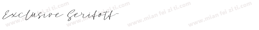 Exclusive Serifotf字体转换